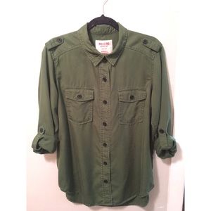 Army Green Button Down Top | Mossimo Supply Co.